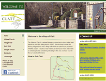 Tablet Screenshot of clattvillage.com